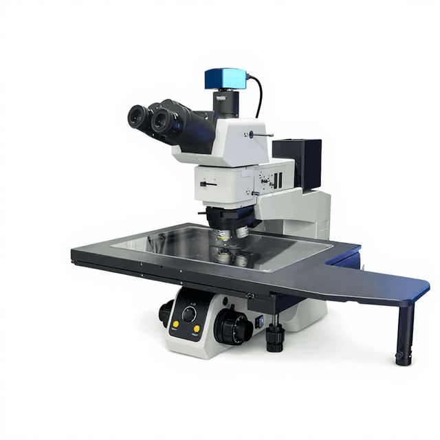 Super Large Stage Metallurgical Microscope with 12-inch Stage for Chip, Wafer, Particle Blasting Inspection