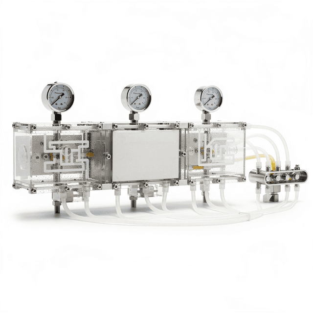 UV-Vis Photocatalytic Glass Microreactor