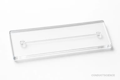 Standard PDMS Microfluidic Chip realistic configurable-family product render