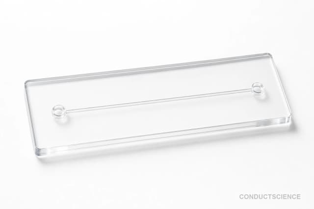 Standard PDMS Microfluidic Chip realistic configurable-family product render