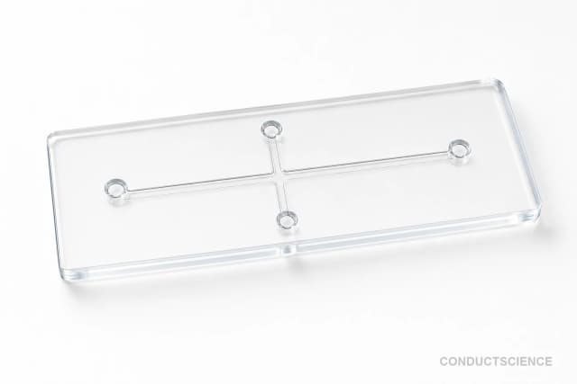 Cross-Junction Droplet Generator Chip realistic configurable-family product render