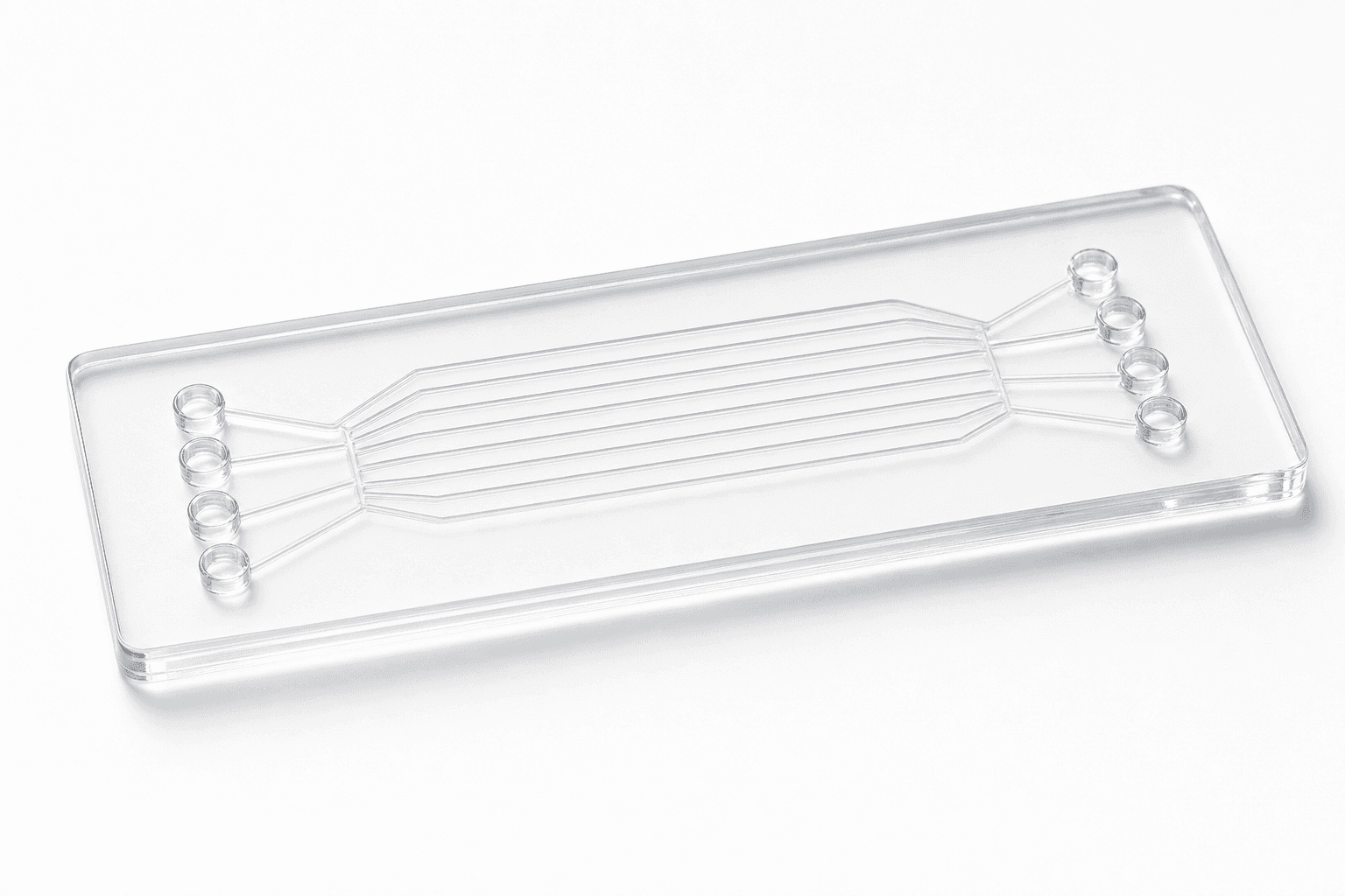 8-Port PDMS Drug Screening Chip (40 um)