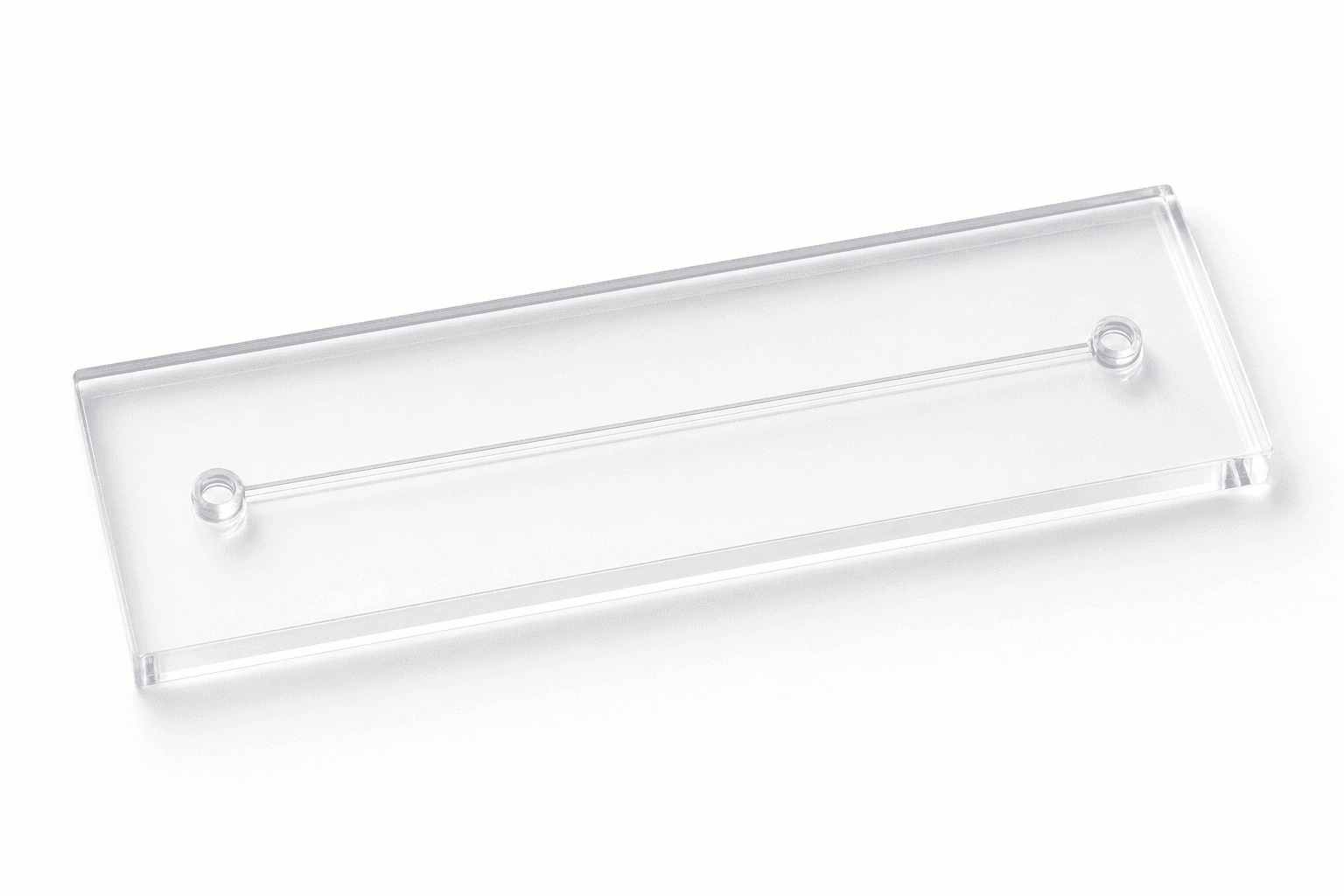 Basic Straight-Channel Microfluidic Chip (100 um)