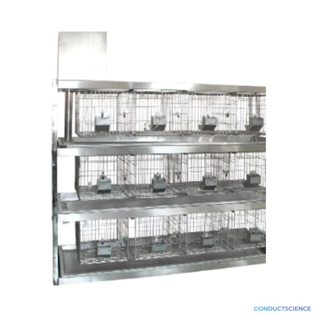 Flush Auto-Watering Rat Cage Rack