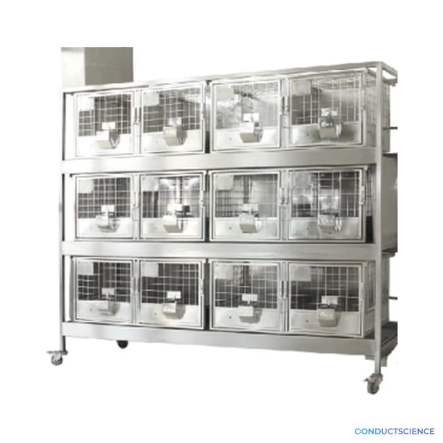 Heavy-Duty Flush Auto-Watering Rabbit Cage Rack