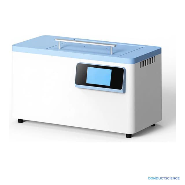 Heat-induced antigen retrieval system for 96 slides on a white background