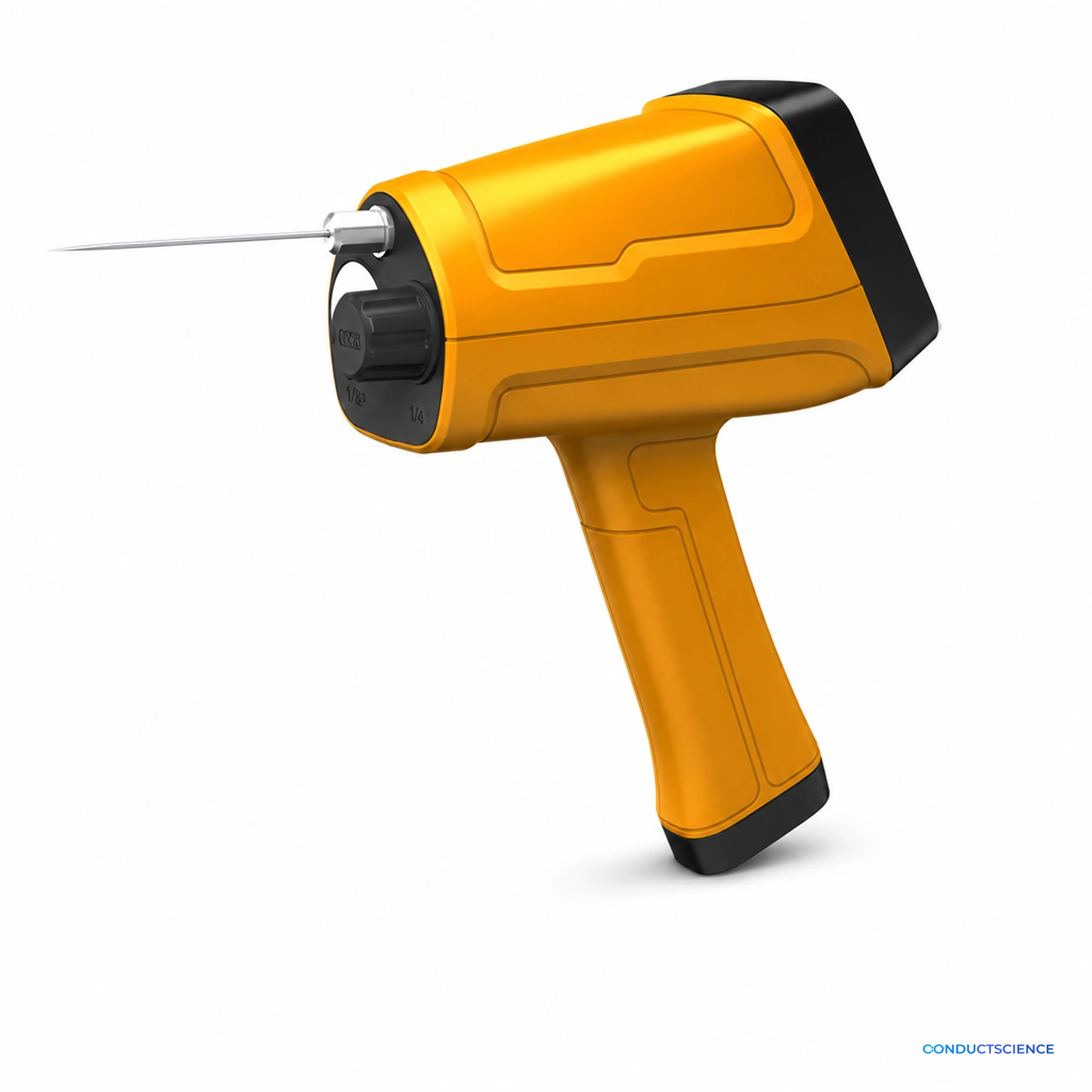 Handheld VOC Analyzer with FID and PID Detection on a white background