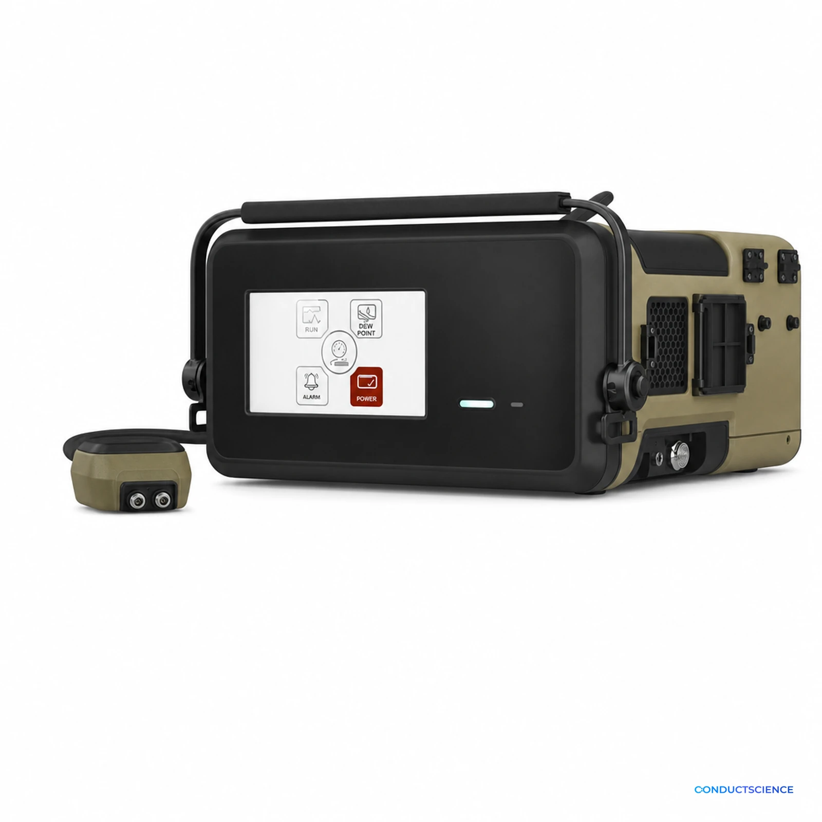 Portable GC-MS for Field Chemical Screening on a white background