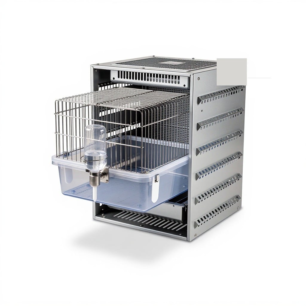 Polycarbonate mouse IVC cage system with ConductScience fallback image