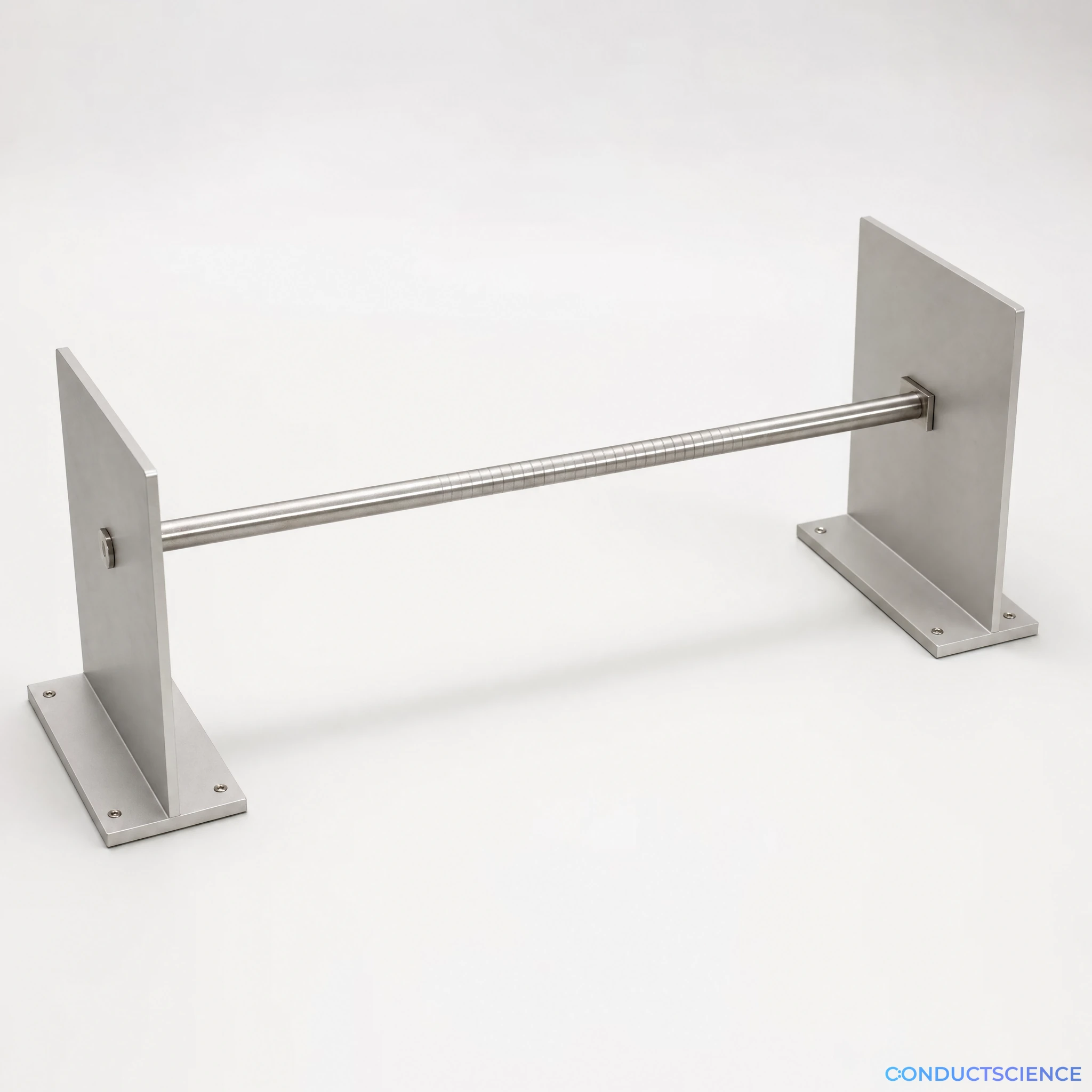 Photorealistic mouse Regular Suok Test with one elevated segmented rod between two end walls