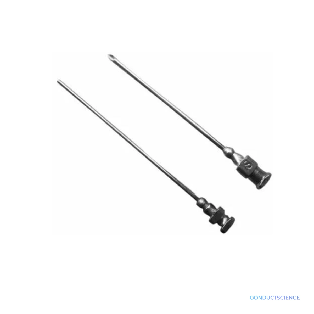 Trocar Needles for Solid Tumor Inoculation on a white background with ConductScience watermark