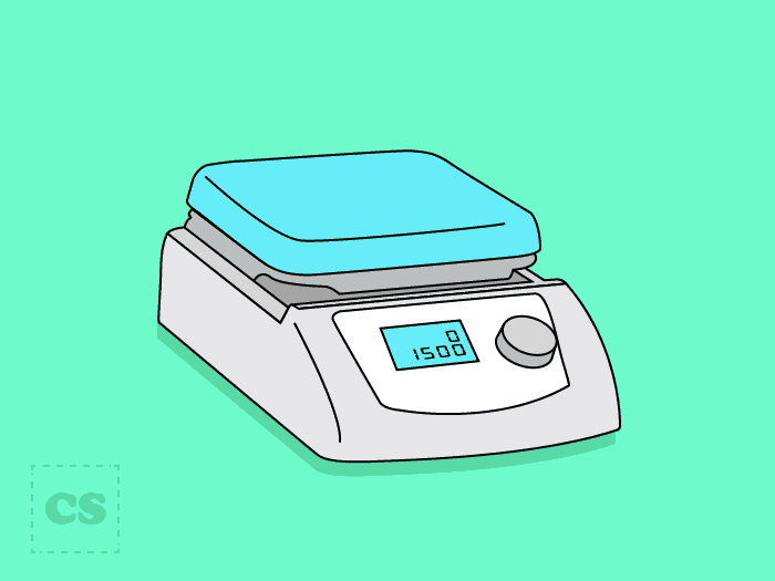 hot plate chemistry drawing