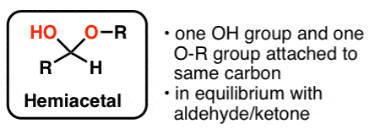 hemiacetal structure