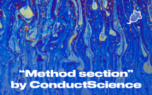 method section by Conduct Science