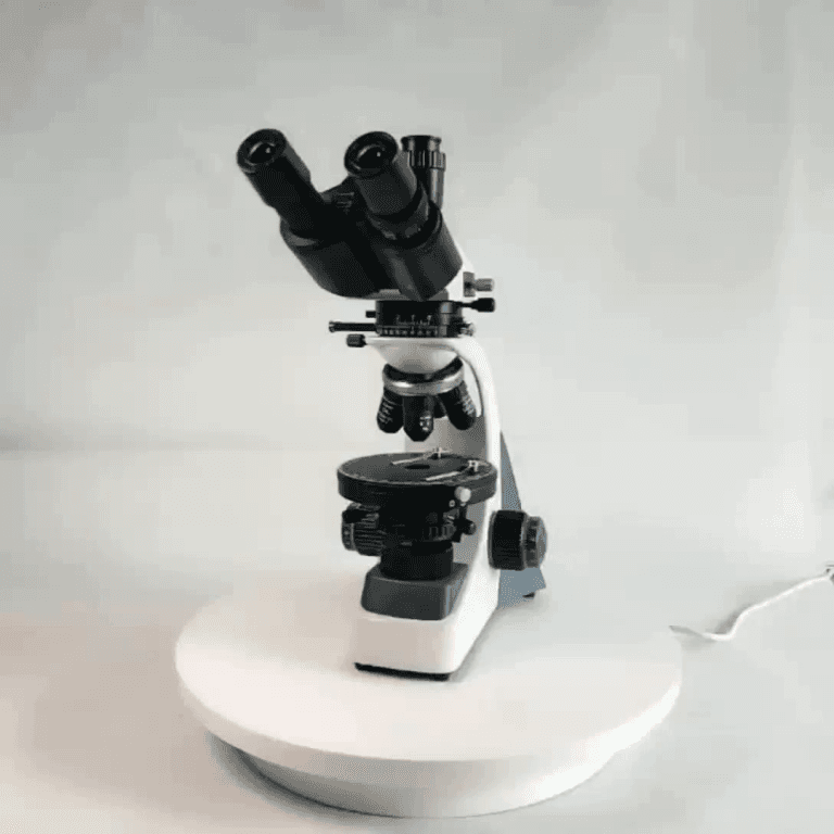 Trinocular Polarizing Microscope With LED Light Source – Conduct Science