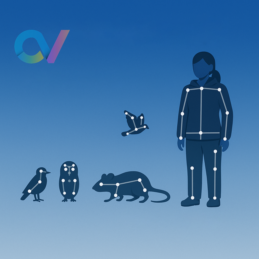 Infographic showing key features of multi-arena tracking module for behavioral analysis, with blue gradient background and icon for tracking up to 100 arenas.