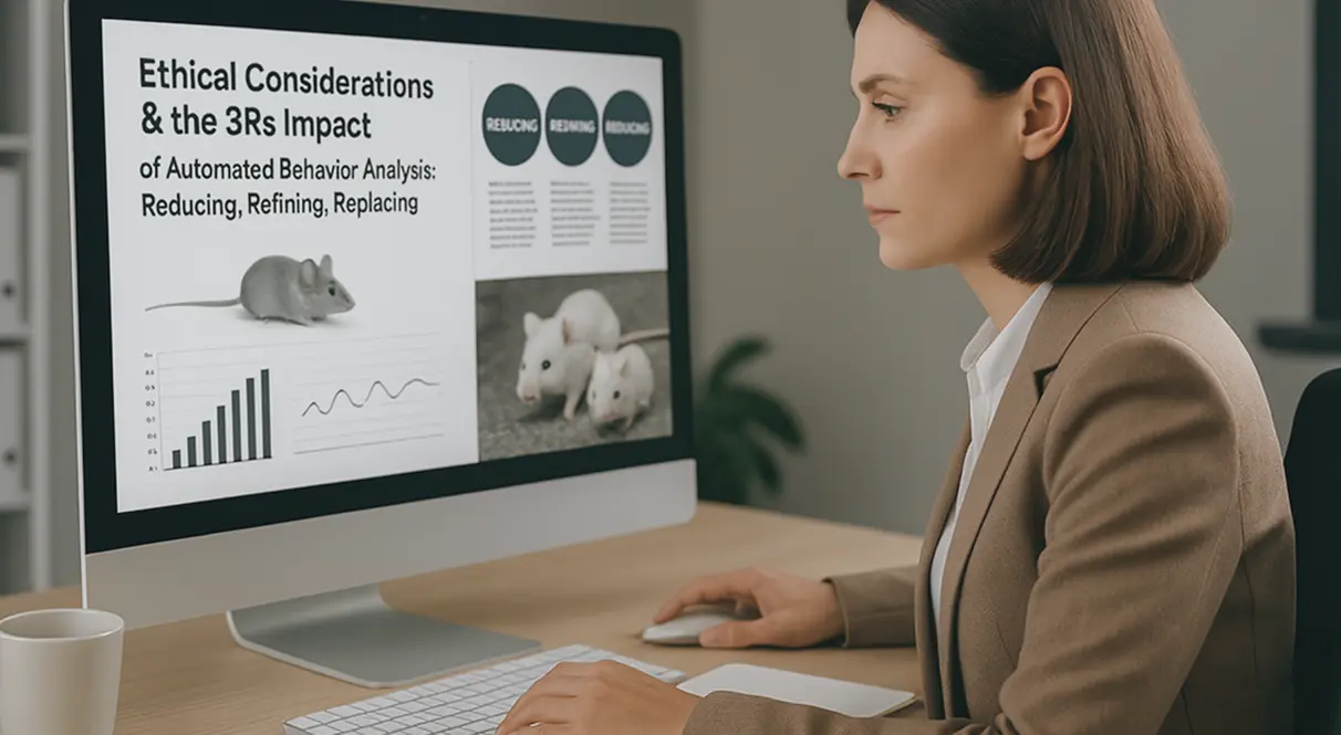 Rodents in automated home cage system used for ethical behavior tracking