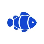 Zebrafish icon representing aquatic behavioral research in zebrafish