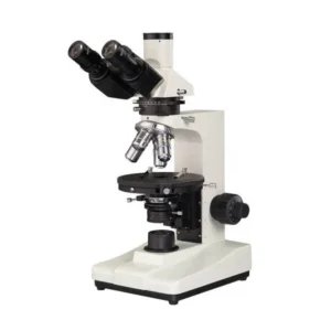 Trinocular Standard Polarizing Microscope with Transmitted Halogen Lamp