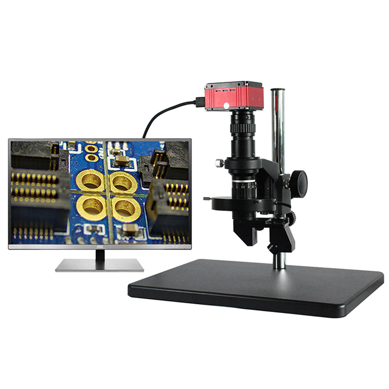 3D Manual Monocular Digital Video Stereo Microscope with HDMI 1080P Camera