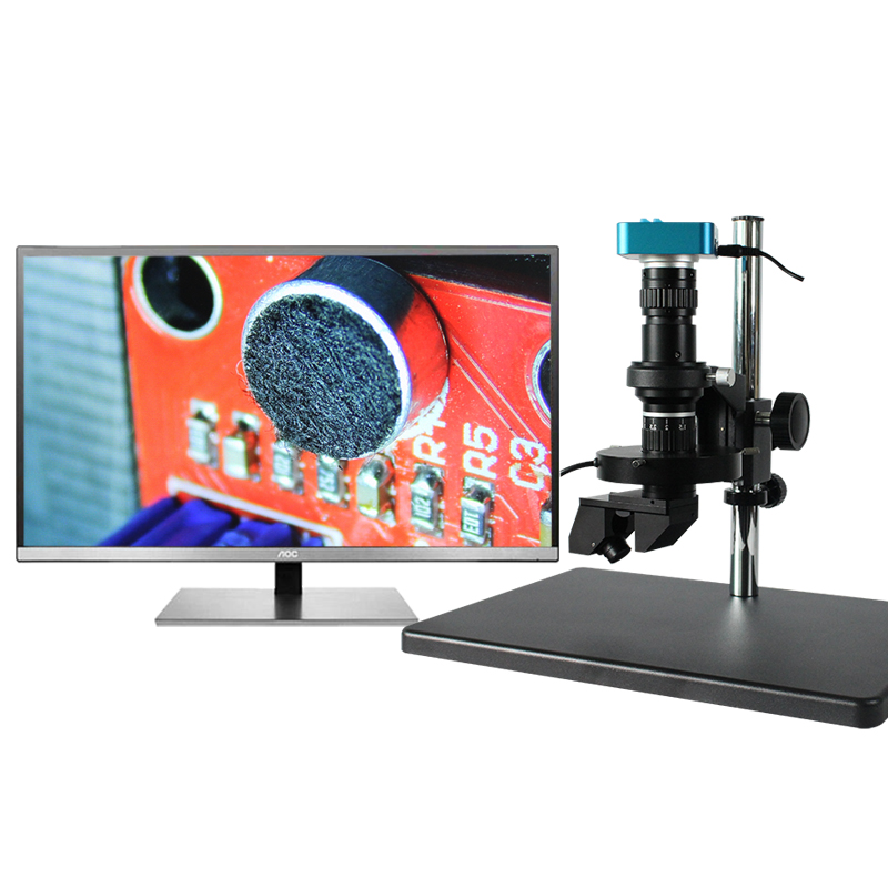 3D Manual Monocular Digital Video Stereo Microscope with HDMI 1080P Camera