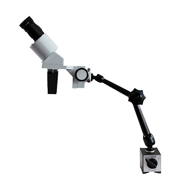 40X Binocular Industrial Stereo Microscope with Adjustable Magnetic Base & Flexible Arm