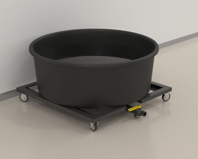 Steel Frame with Casters - Neuroscience &amp; Surgery