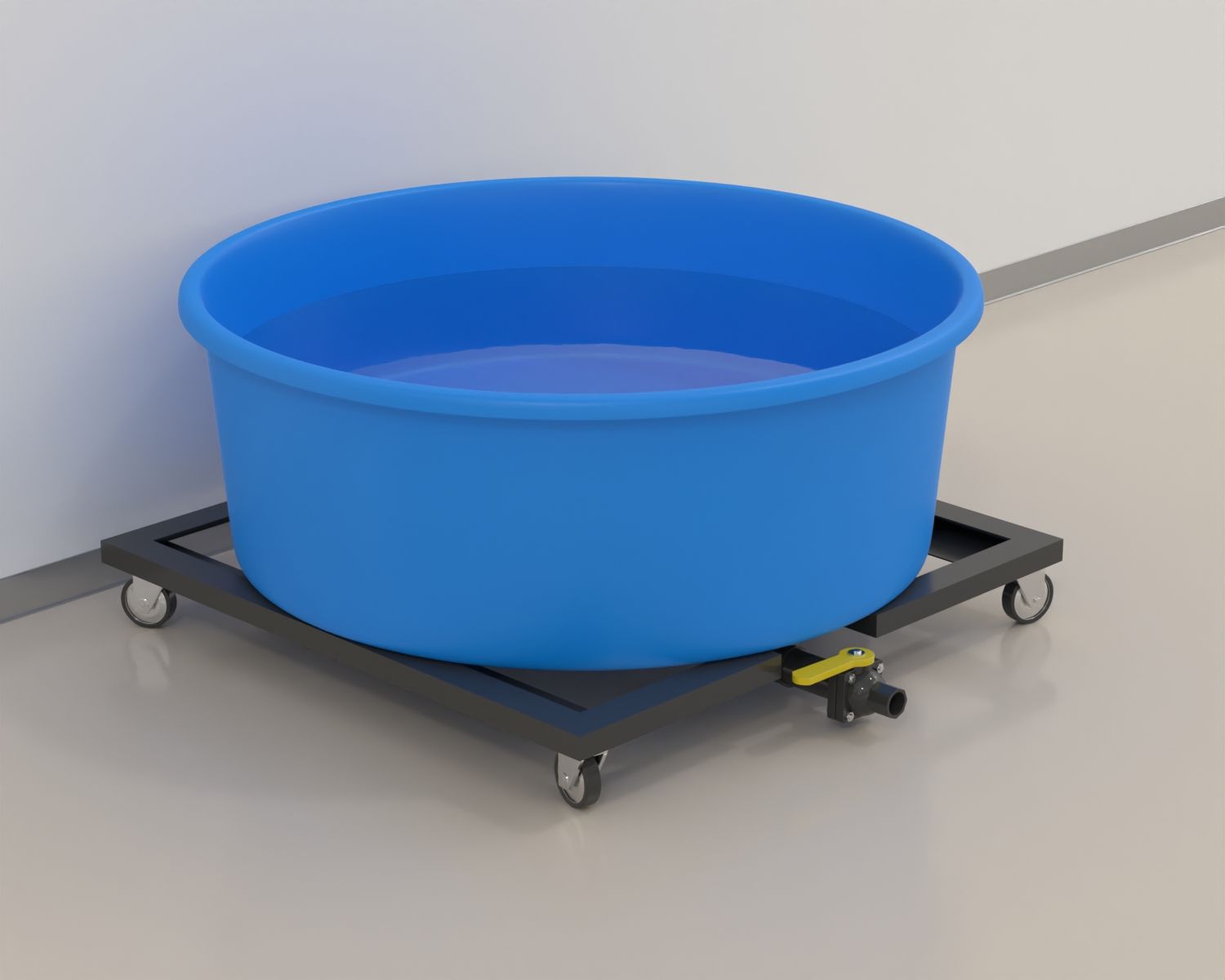 Steel Frame with Casters - Neuroscience &amp; Surgery