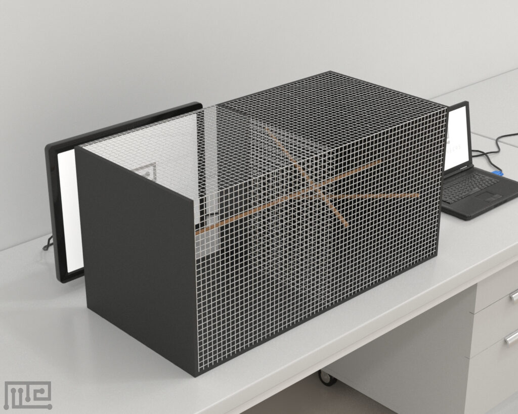 Zebrafinch Two-Compartment Cage
