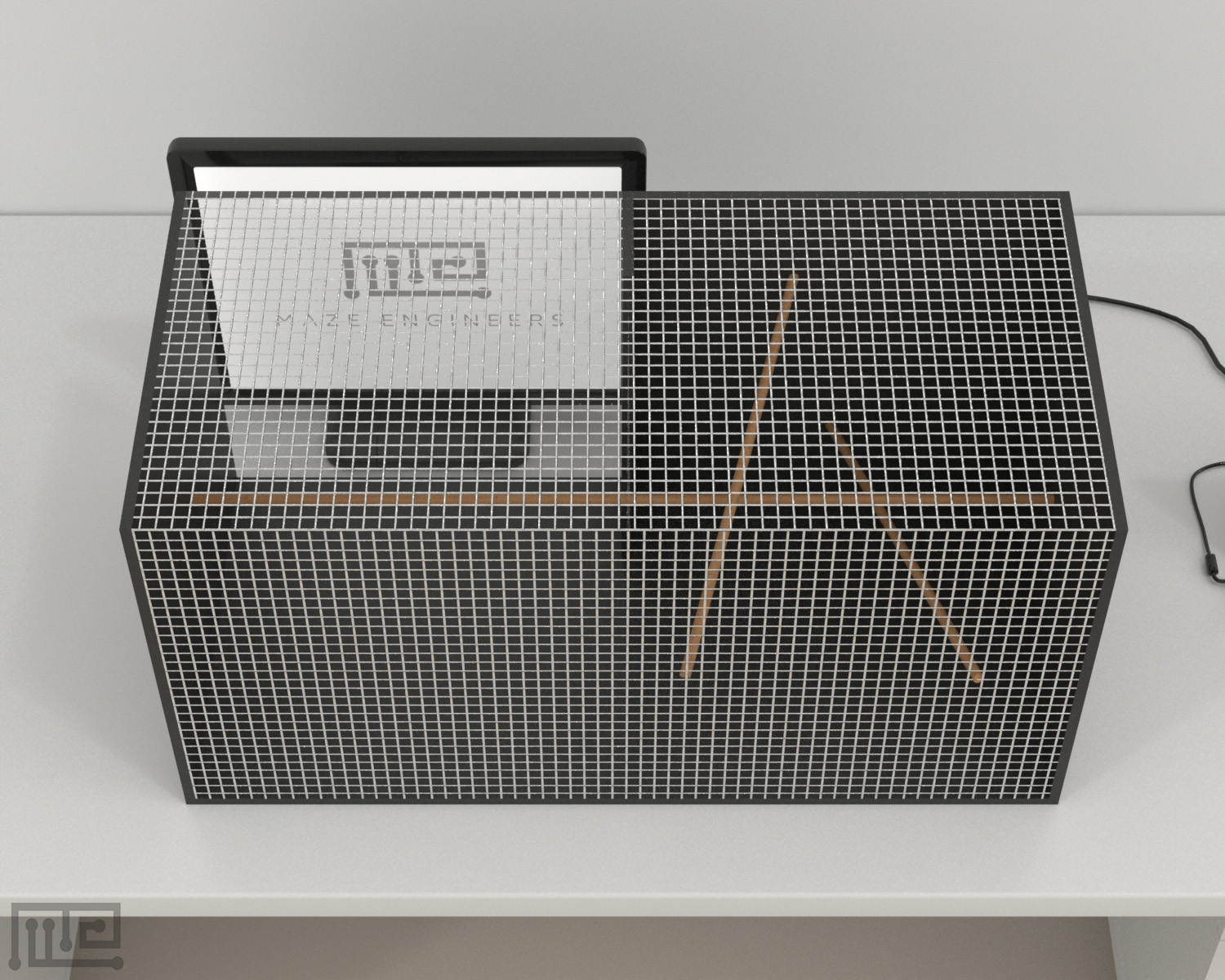 Zebrafinch Two-Compartment Cage - Behavioral Mazes