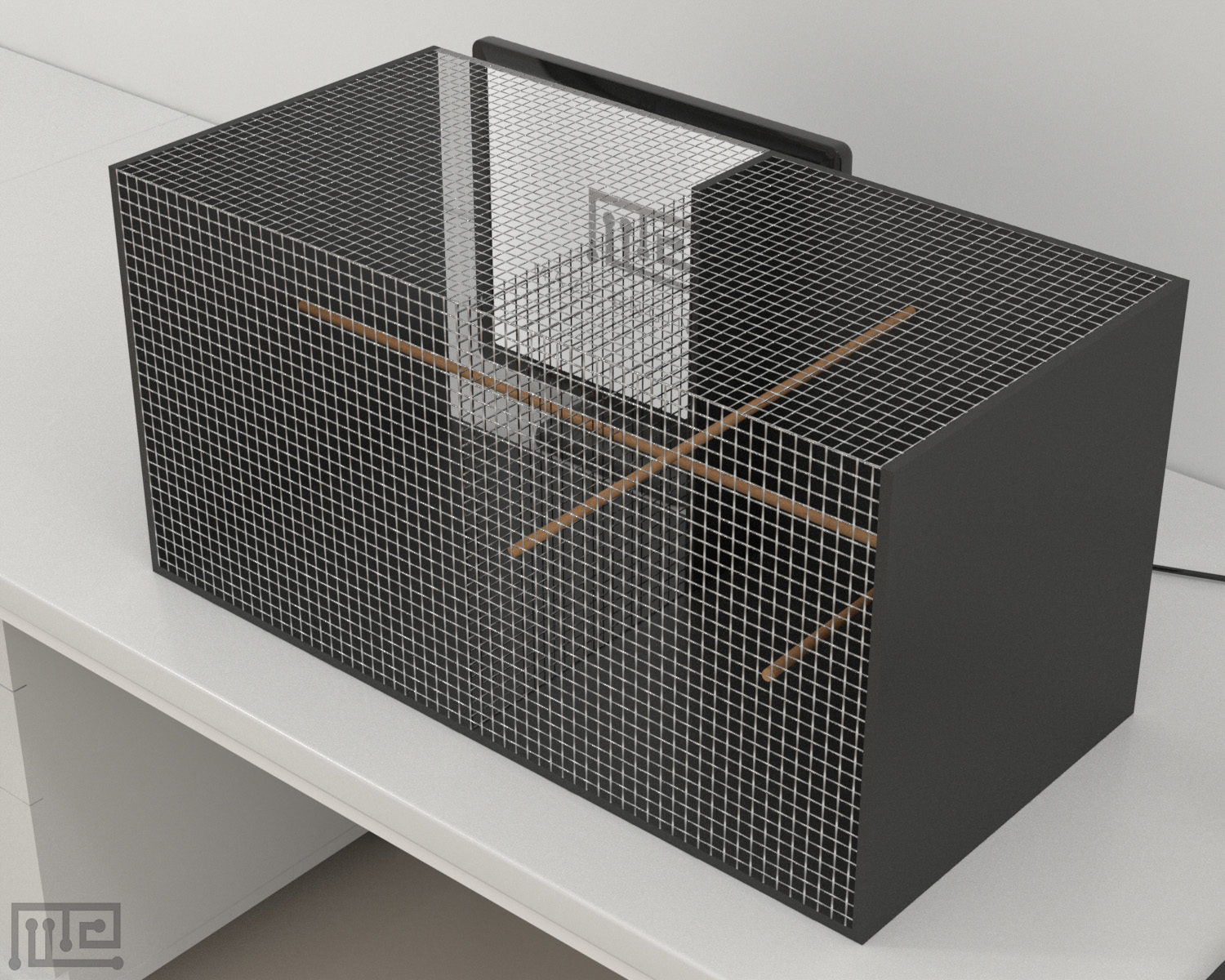 Zebrafinch Two-Compartment Cage - Behavioral Mazes