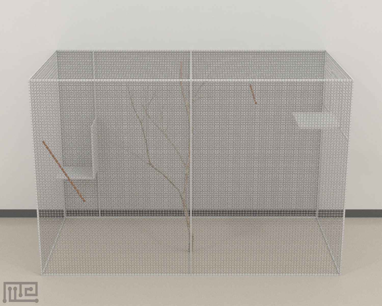 Zebrafinch Testing Cage - Behavioral Mazes