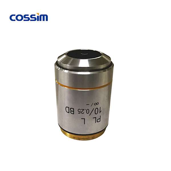 Infinity-Corrected Plan Achromatic Metallurgical Microscope Objective Lens for BF/DF Microscope