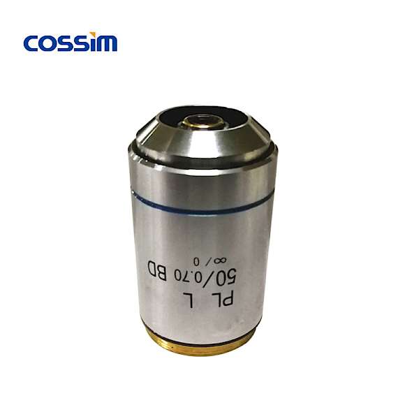 Infinity-Corrected Plan Achromatic Metallurgical Microscope Objective Lens for BF/DF Microscope