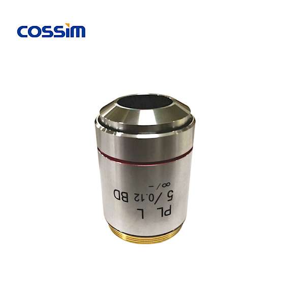 Infinity-Corrected Plan Achromatic Metallurgical Microscope Objective Lens for BF/DF Microscope