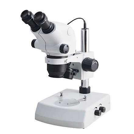 Series 6.5X~65X Continuous Zoom Stereo Microscope with Different Stand Bases
