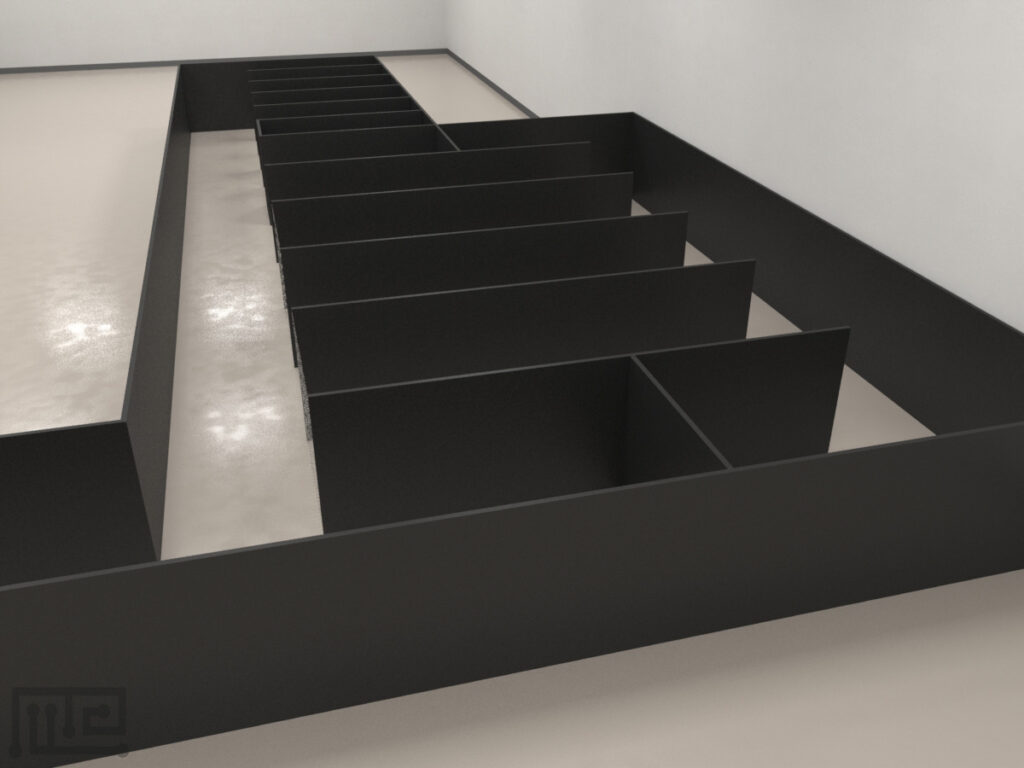 Dog Cognitive Bias Maze Arena