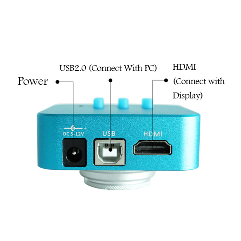 High Definition USB & HDMI Multimedia Interfaces Microscope Camera for Stereo Video Microscope