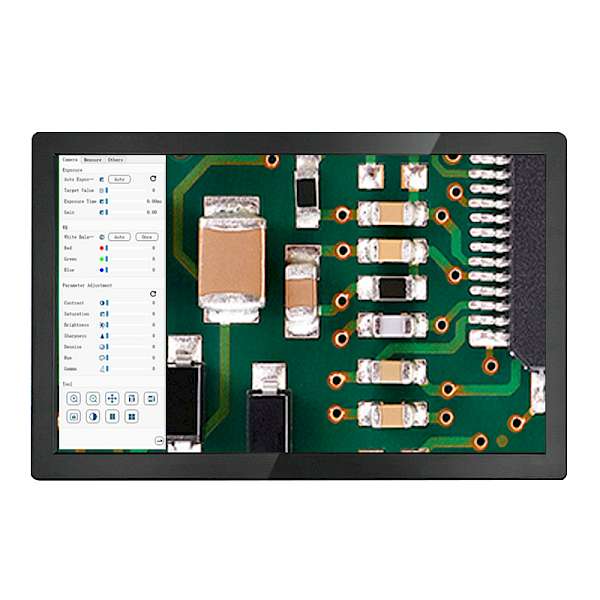 3D Electron USB LCD Screen Digital Video Stereo Microscope Intergrated Measuring Software Camera & LED Illuminator