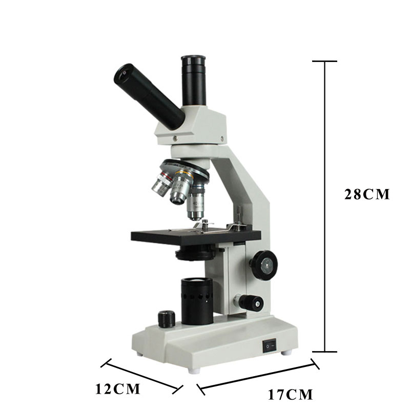40X~640X Monocular Binocular Biological Student Microscope for Students with Halogen Lamp