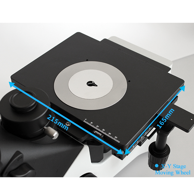 50X-1000X Coded Nosepiece Trinocular Inverted Metallurgical Microscope with Brightness Memory Function for Wafer Inspection