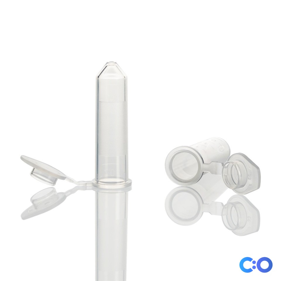 ConductScience Microcentrifuge Tubes 2.0mL, Clear (Pack of 25) - Centrifuge Tubes