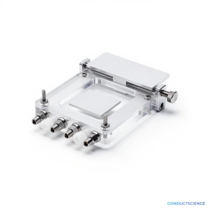 Vertical Section Microfluidic Chip Holder — 25-Pack — ConductScience Microfluidics