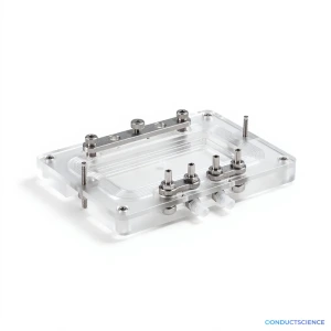 Cross-Section Microfluidic Chip Holder — 25-Pack — ConductScience Microfluidics
