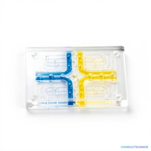 Oil-in-Water Microdroplet Glass Chip — 10-Pack — ConductScience Microfluidics