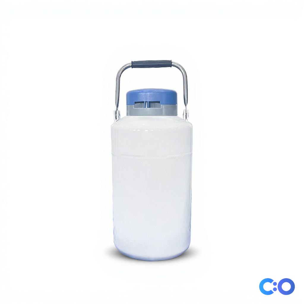 Transportation Liquid Nitrogen Container - Top View