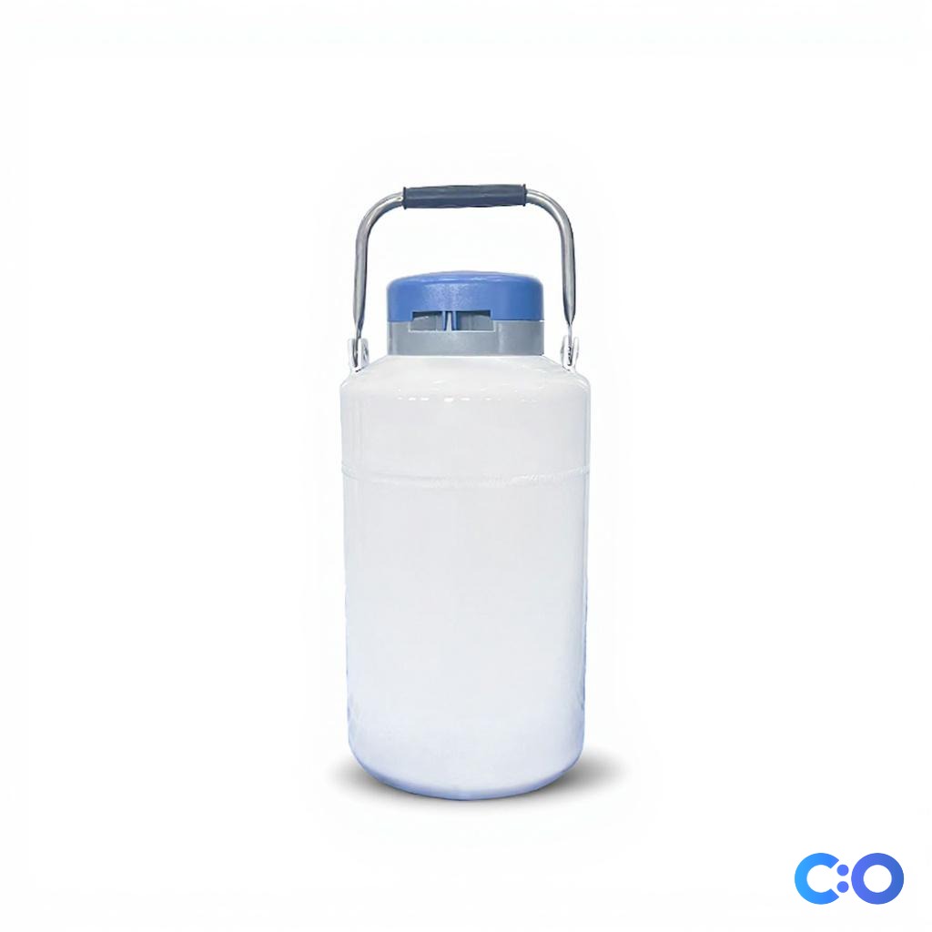 Liquid Nitrogen Dry Shipper - Top View