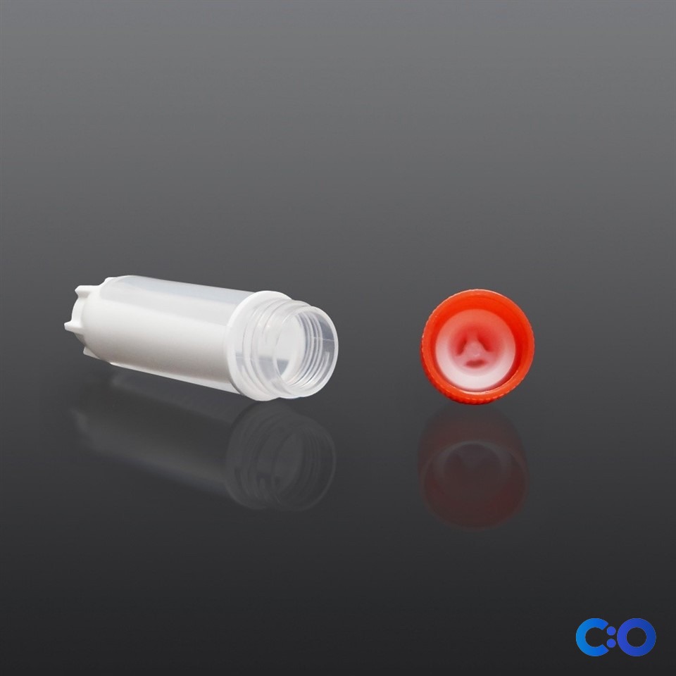 ConductScience Cryogenic Vials 2.0mL, External Thread, Sterile (Pack of 10) - Cryogenic Storage