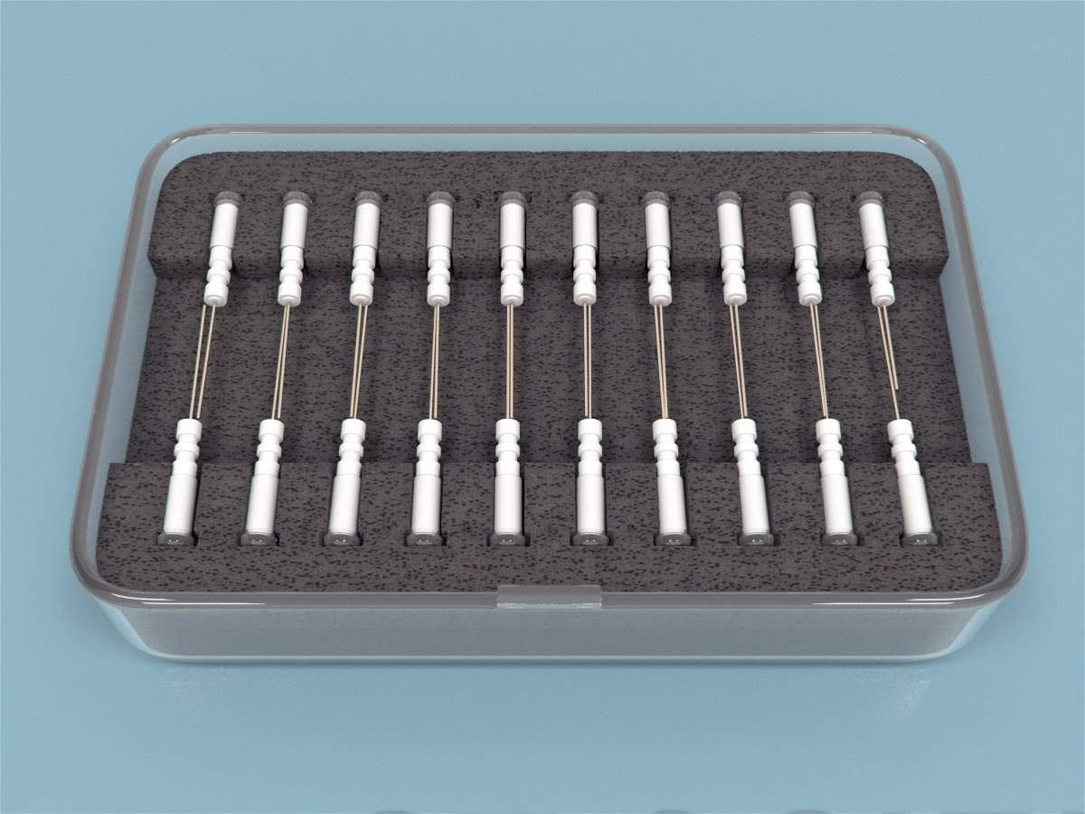 Optogenetics Ceramic Ferrule &amp; Fiber Optic Complete Kit - Optogenetics &amp; Photometry