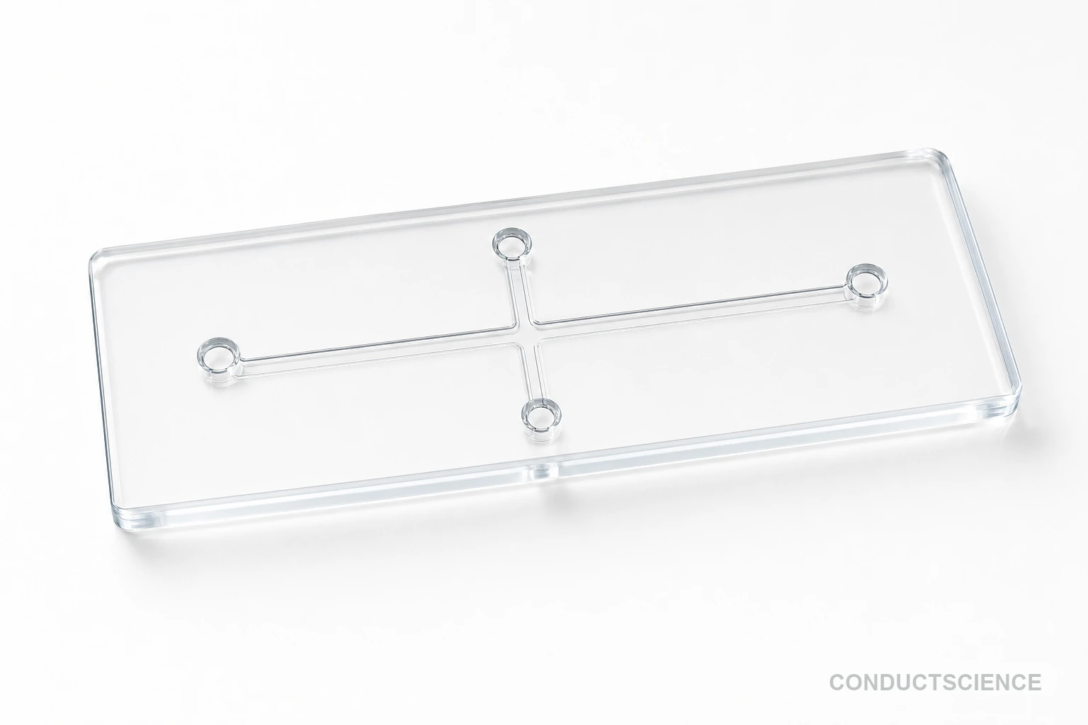 Cross-Junction Droplet Generator Chip realistic configurable-family product render